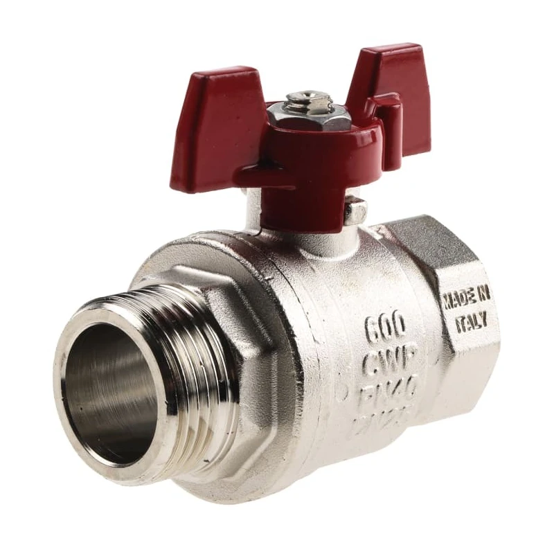 RS PRO Brass Threaded Ball Valve BSPP 1/4 to 4 in, Polyvinyl Chloride Coated Steel Handle 733-5221