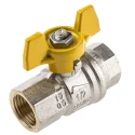 RS PRO Brass Threaded Full Port Ball Valve BSPP 40 bar Aluminium Handle 1/2 in 733-5280