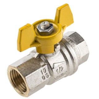 RS PRO Brass Threaded Full Port Ball Valve BSPP 40 bar Aluminium Handle 1/2 in 733-5280