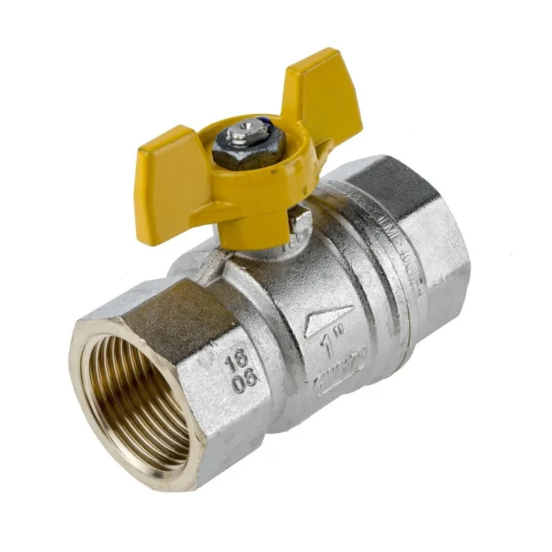 RS PRO Brass Threaded 2-Way BSPP Ball Valve 1 inch, 40 Bar, Manual T-Handle 733-5287