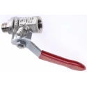 RS PRO Brass Threaded Ball Valve 1/4 to 4 in BSPP, 2 Way, PVC Coated Steel Handle, Max 170°C 733-5230