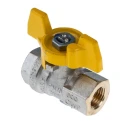 RS PRO Brass Threaded 2-Way BSPP Ball Valve 1/4 in, Nylon Handle, 32 bar, 170°C 733-5277