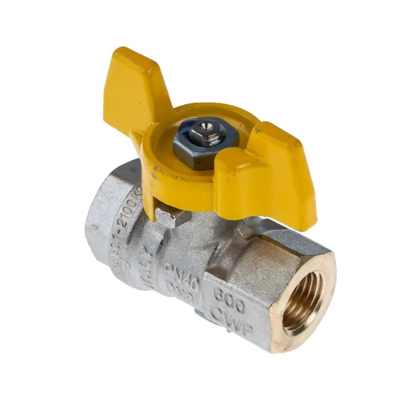 RS PRO Brass Threaded 2-Way BSPP Ball Valve 1/4 in, Nylon Handle, 32 bar, 170°C 733-5277