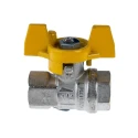 RS PRO Brass Threaded 2-Way BSPP Ball Valve 1/4 in, Nylon Handle, 32 bar, 170°C 733-5277