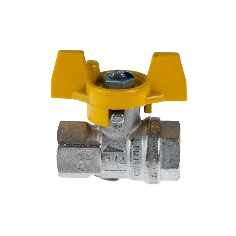 RS PRO Brass Threaded 2-Way BSPP Ball Valve 1/4 in, Nylon Handle, 32 bar, 170°C 733-5277