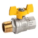 RS PRO Brass Threaded 2-Way BSPP Ball Valve 40 bar Maximum Operating Pressure 170°C Temperature Range 733-5293