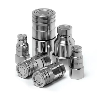RS PRO Carbon Steel Hydraulic Quick Connect Coupling Male G 3/8 in, 350 bar 733-5625