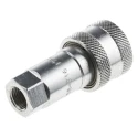 RS PRO Carbon Steel Hydraulic Quick Connect Coupling Female BSP 1/8 in, 350 bar 733-5615