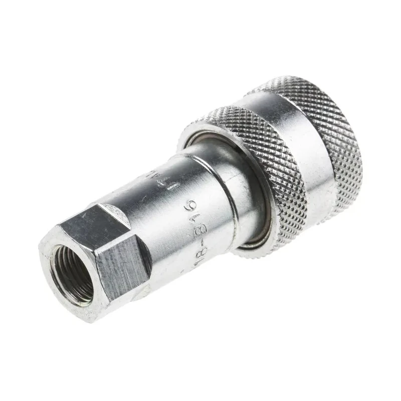 RS PRO Carbon Steel Hydraulic Quick Connect Coupling Female BSP 1/8 in, 350 bar 733-5615