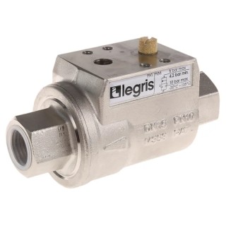 Legris Axial Type Pneumatic Actuated Valve 10 bar 1/2 in 4202 15 21 20