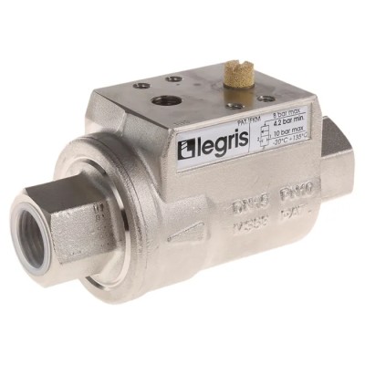Legris Axial Type Pneumatic Actuated Valve 10 bar 1/2 in 4202 15 21 20