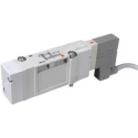 SMC Solenoid Valve Single 1/8 in NPT Thread 24V 0.6W Power SV1100-5W1U