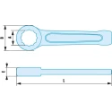 Facom Non Sparking Single Ended Ring Spanner 60 mm, 274mm Overall Length 50.60SR