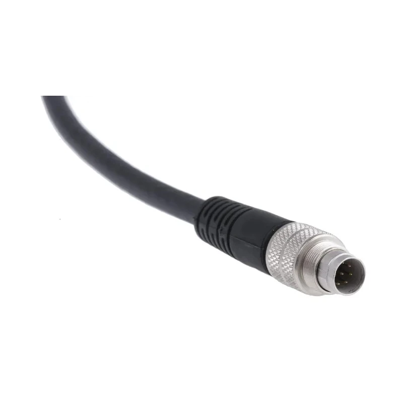 binder Male 8 Way M9 to Unterminated Sensor Actuator Cable 2m Polyurethane Jacket Black 125V 79-1425-12-08