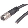 binder Female 4-Way M9 to Unterminated Sensor Actuator Cable 2m 125V UL 94 V-0 IP67 79-1410-12-04