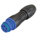 binder Industrial Circular Connector, 5 Contacts, Cable Mount, Miniature Plug, Female, IP67, 720 Series 99-9114-60-05
