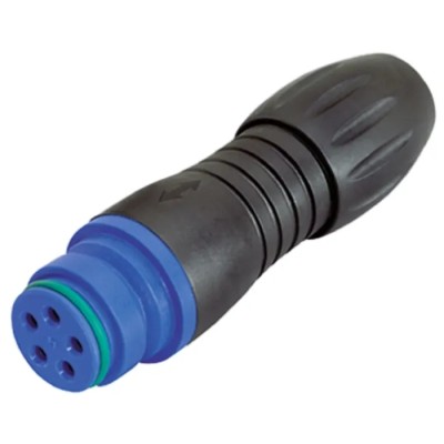binder Industrial Circular Connector, 5 Contacts, Cable Mount, Miniature Plug, Female, IP67, 720 Series 99-9114-60-05