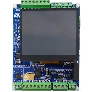 STMicroelectronics PLC Controller Evaluation Board with STM32F746ZGT7 MCU for Power Supplies & Converters STEVAL-PLC001V1