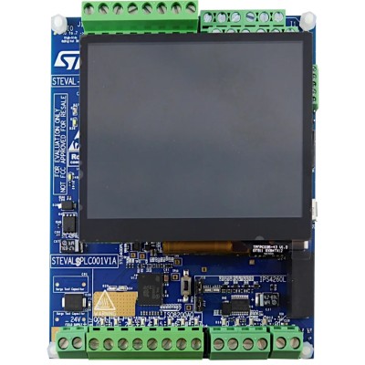 STMicroelectronics PLC Controller Evaluation Board with STM32F746ZGT7 MCU for Power Supplies & Converters STEVAL-PLC001V1
