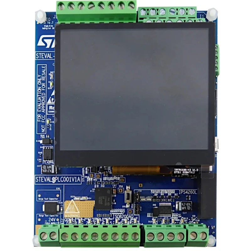 STMicroelectronics PLC Controller Evaluation Board with STM32F746ZGT7 MCU for Power Supplies & Converters STEVAL-PLC001V1