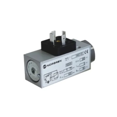 RS PRO Pneumatic Electro-Mechanical Pressure Switch SPDT 250V 0 bar to 420 bar IP65 IP67 235-4732
