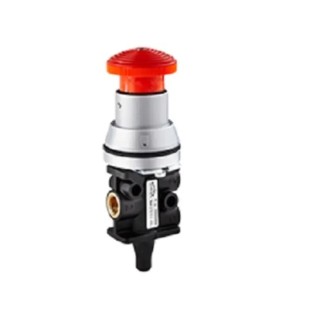 RS PRO Emergency Stop Pneumatic Manual Control Valve G 1/8 Port Size Polyamide Body 8 bar Maximum Pressure 235-4726