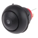 RS PRO Illuminated Miniature Push Button Switch Momentary Panel Mount SPST Yellow LED 13.6 mm Cutout IP67 50V DC 734-6707