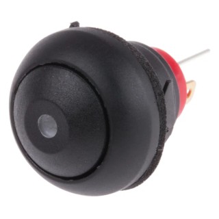 RS PRO Illuminated Miniature Push Button Switch Momentary Panel Mount SPST Yellow LED 13.6 mm Cutout IP67 50V DC 734-6707