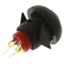RS PRO Illuminated Miniature Push Button Switch Momentary Panel Mount SPST Yellow LED 13.6 mm Cutout IP67 50V DC 734-6707