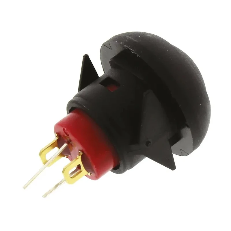 RS PRO Illuminated Miniature Push Button Switch Momentary Panel Mount SPST Yellow LED 13.6 mm Cutout IP67 50V DC 734-6707