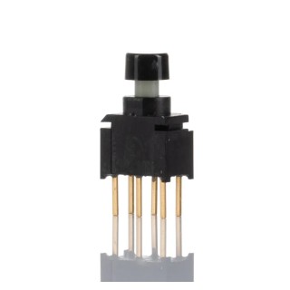 RS PRO Miniature Push Button Switch Momentary PCB DPDT Black LED IP67 20 V 7346763P
