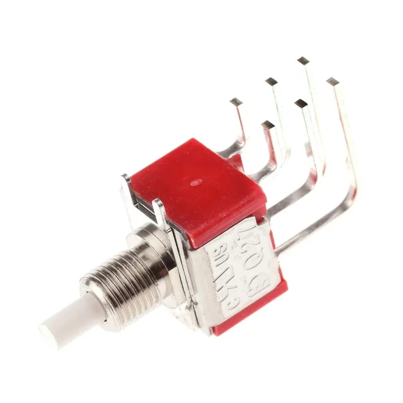 RS PRO Momentary Push Button Switch, PCB Mount, 6.35 mm Cutout, DPDT, White LED, 28 V dc 120 V ac 734-6766