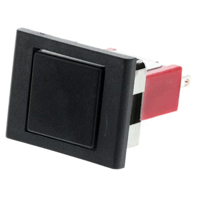 RS PRO Push Button Switch, Momentary, Panel Mount, 15.7 mm Cutout, SPDT, 28 V DC, 250 V AC, 3A Contact Current Model 734-6776