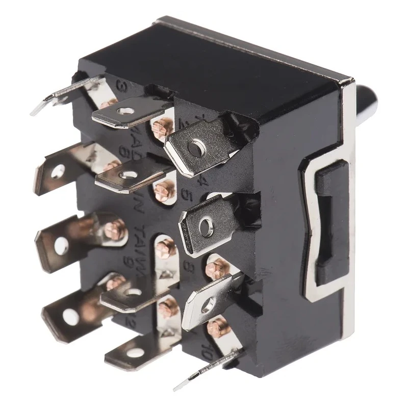 RS PRO Toggle Switch Panel Mount On-On 4PDT Tab Terminal 28 V dc 28 V ac 734-6814