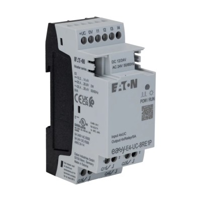 Eaton easyE4 Series Control Relay 4-Input Digital Input 4 Relay Outputs 264V Wall Mount easyE4