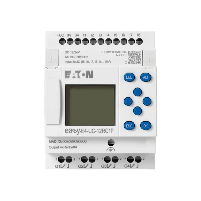 Eaton EasyE4 Series Control Relay 4-Input Analogue, 4 Outputs, Relay Output 26.4V Wall Mount EASY-E4