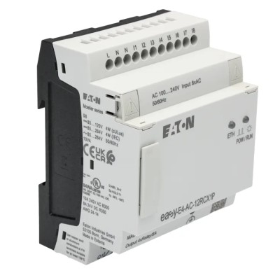 Eaton easyE4 Series Control Relay 8 Digital Inputs 4 Relay Outputs Ethernet Interface 