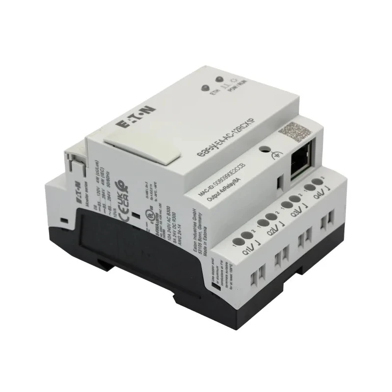Eaton easyE4 Series Control Relay 8 Digital Inputs 4 Relay Outputs Ethernet Interface 
