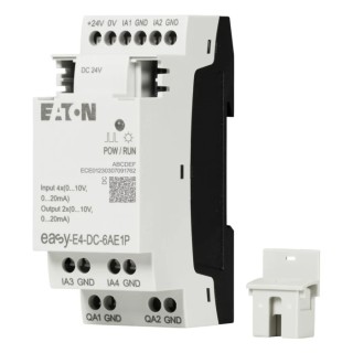 Eaton easyE4 Series Control Relay 4-Input Analogue Input 2 Outputs Relay Output EASY-E4