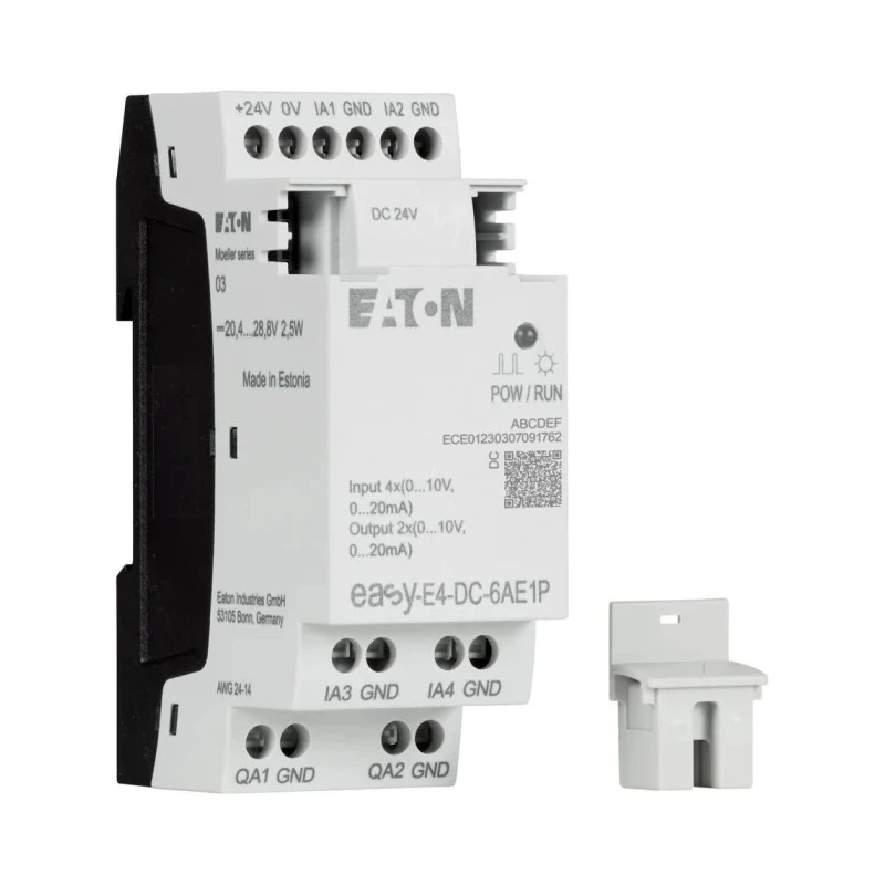 Eaton easyE4 Series Control Relay 4-Input Analogue Input 2 Outputs Relay Output EASY-E4