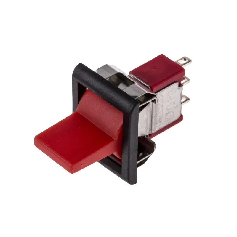 RS PRO SPDT On-Off-On (On)-Off-(On) Rocker Switch Panel 15.7 x 12.7 mm 5A Red Actuator 7346861P