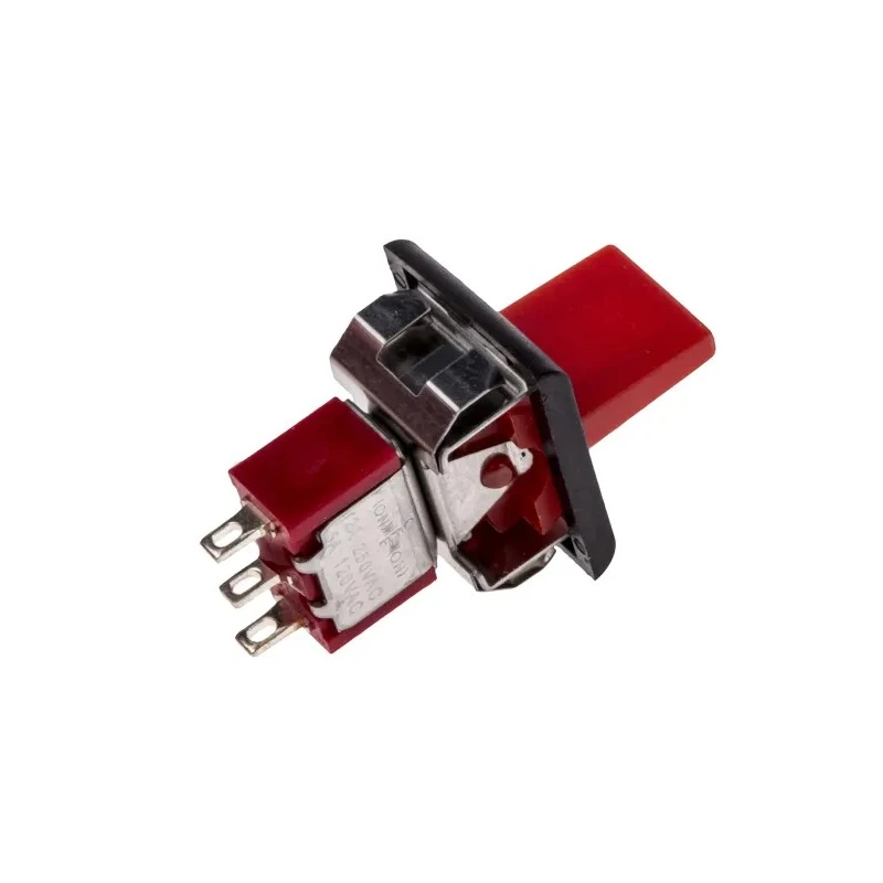 RS PRO SPDT On-Off-On (On)-Off-(On) Rocker Switch Panel 15.7 x 12.7 mm 5A Red Actuator 7346861P