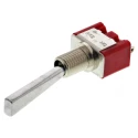RS PRO Toggle Switch Panel Mount On-On SPDT Solder Terminal Chrome Plated Brass Actuator 12V dc 3A 112V ac 734-7006