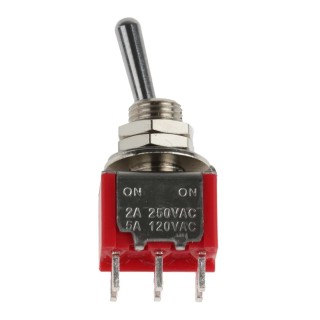 RS PRO Toggle Switch Panel Mount On-On DPDT Solder Terminal 26 V dc 112 V ac 7347016P