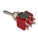 RS PRO Toggle Switch Panel Mount On-On DPDT Solder Terminal 26 V dc 112 V ac 7347016P