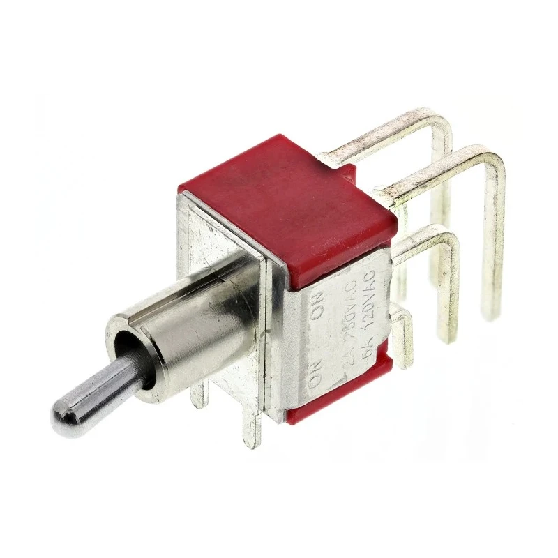 RS Pro DPDT Toggle Switch, PCB Mount, On-On Latching, Through Hole Terminal, 26 V dc, 112 V ac 734-7028