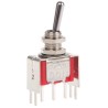 RS PRO PCB Mount Toggle Switch On-On SPDT Through Hole Terminal 26 V dc 112 V ac 734-7075