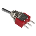 RS PRO SPDT Toggle Switch, PCB Mount, On-On Latching, Through Hole Terminal, 26 V dc, 250 V ac, Chrome Plated Brass 734-7066