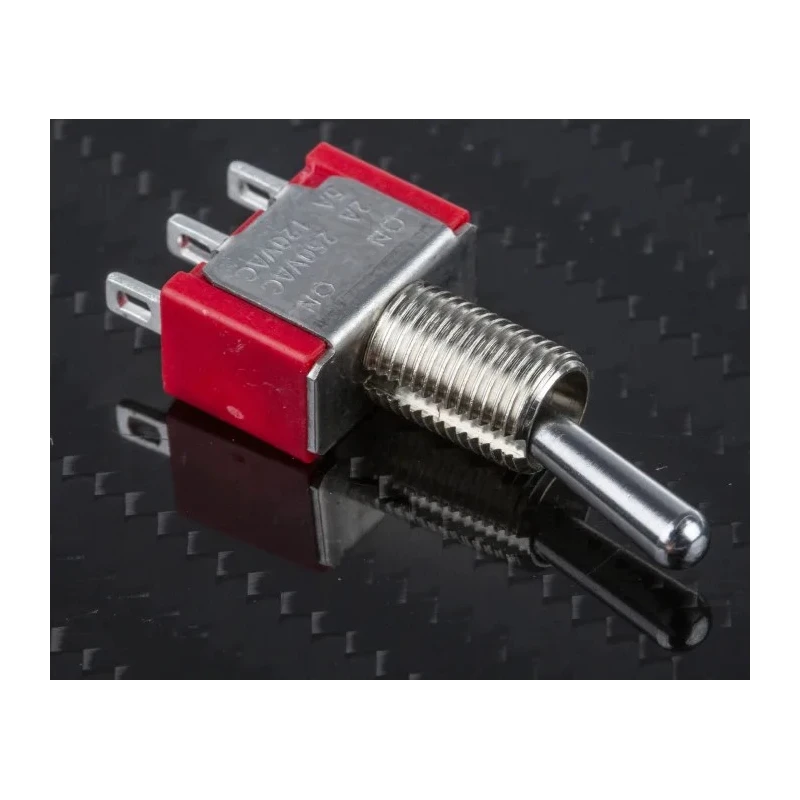 RS PRO Toggle Switch Panel Mount On-On SPDT Solder Terminal 28 V dc 112 V ac 7347062P