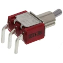 RS PRO Toggle Switch PCB Mount On-On SPDT Through Hole Terminal 28 V dc 112 V ac 734-7104